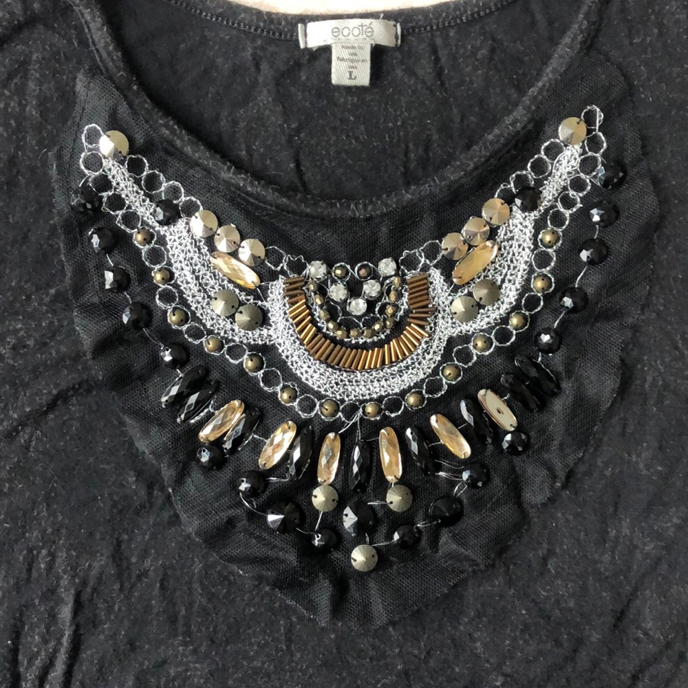 Jeweled soft tee - Picture 2 of 4
